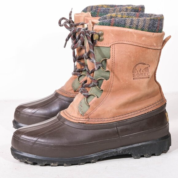 Sorel Made in Canada Flannel-Lined Boots - 9 - Picture 2 of 8